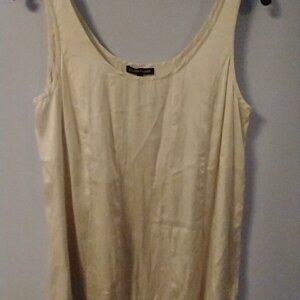 Eileen Fisher Cream Silk Camisole size small